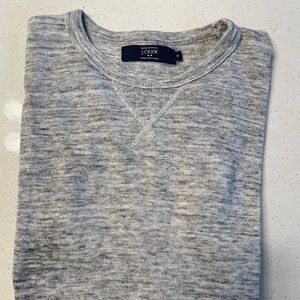 J.Crew sweatshirt-sweater in marled light gray